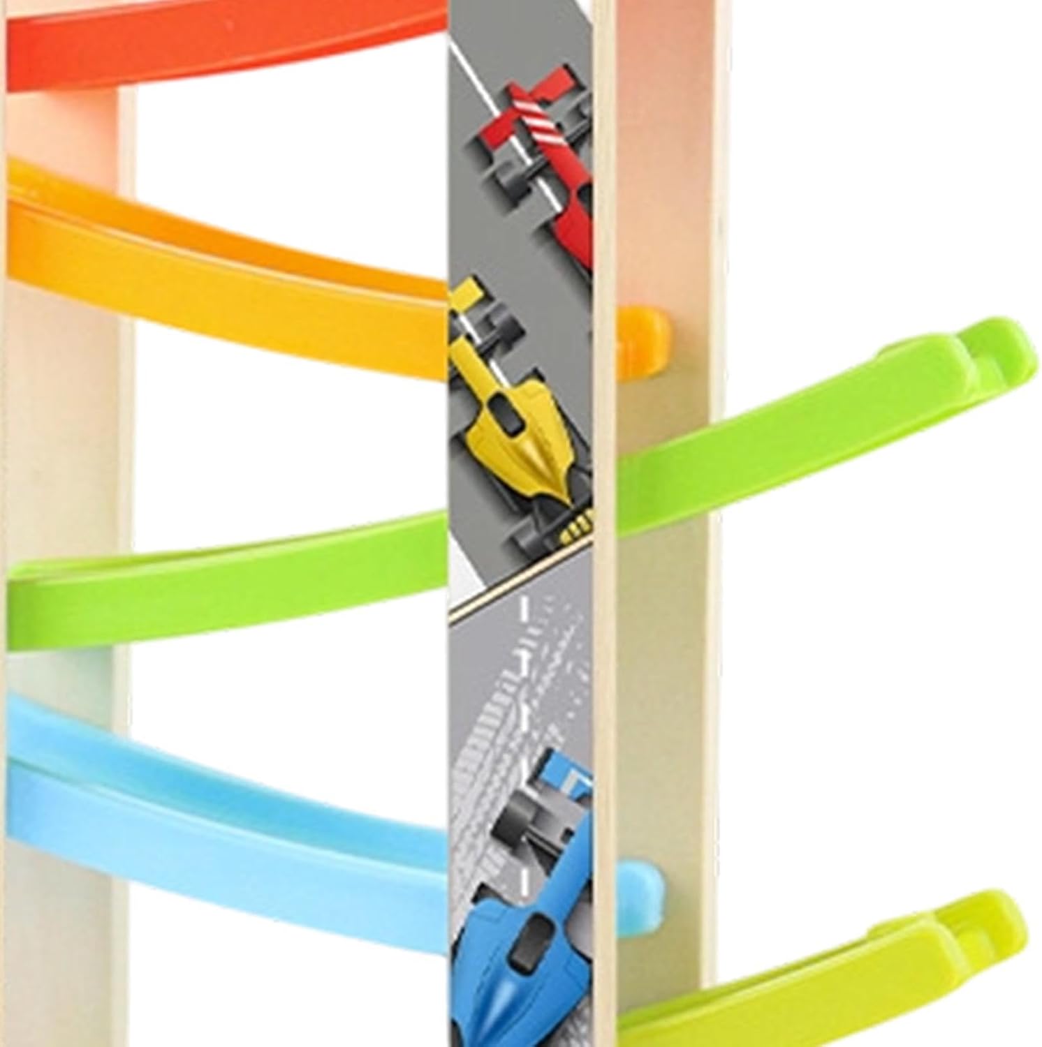 Toy Car Ramp | 7-Level Fine Motor Learning Educational Toys,Car Ramp Track Set for Kids,for Boys Girls Indoor Outdoor Home School Preschool Playroom Garden Birthday Party