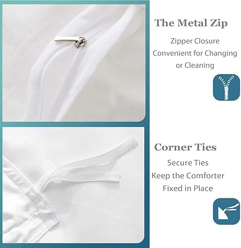 Miniatura 5 de Juego de funda de edredón decorativa con diseño geométrico abstracto de mediados de siglo juego de ropa de cama de 3 piezas de microfibra para niños