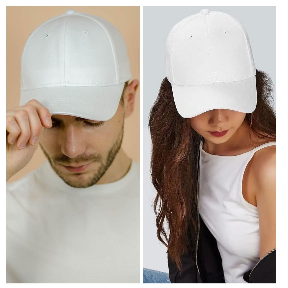 Rakiuty Women Men Baseball Cap Baseball Cap Adjustable Breathable Baseball Cap Sports Hat - 3