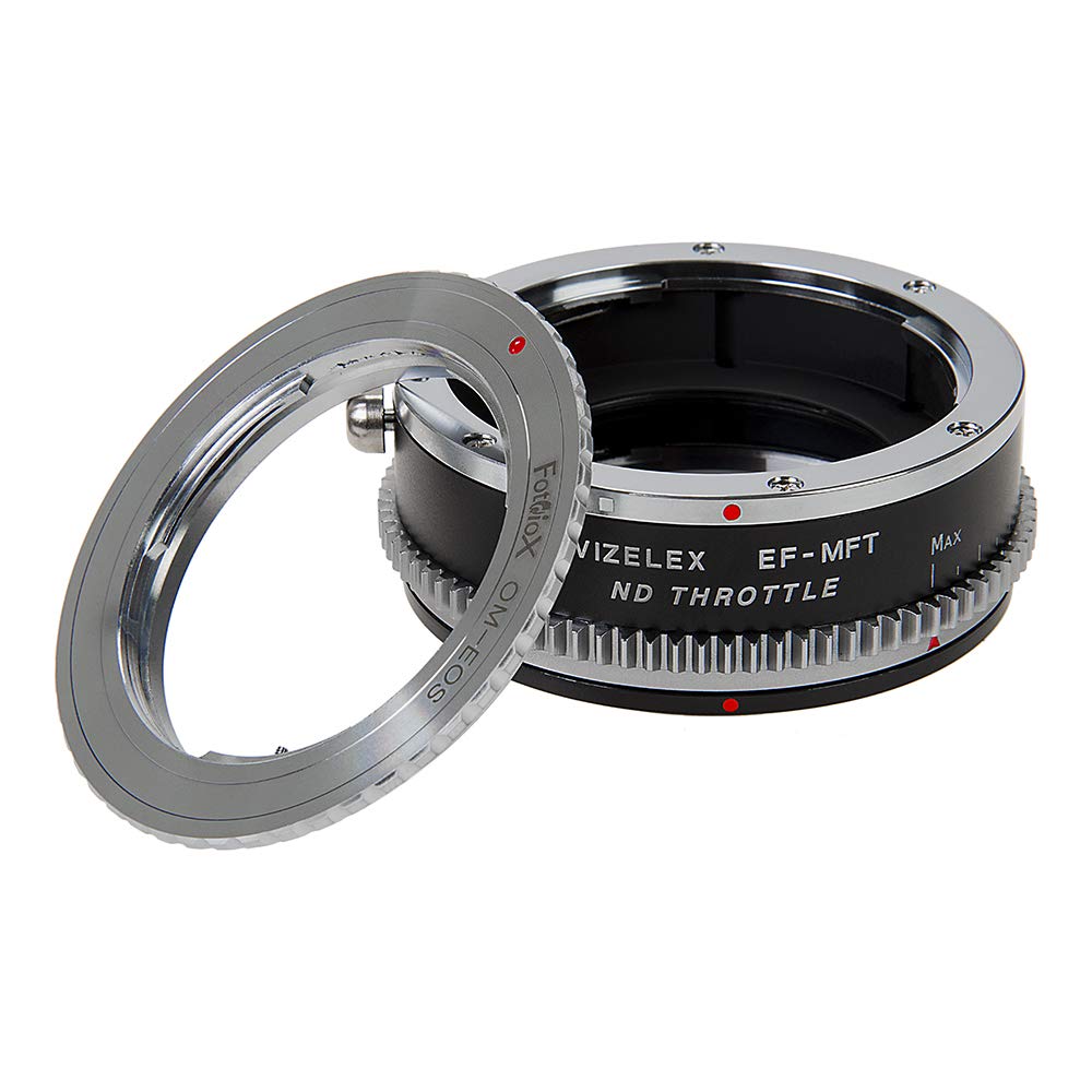Vizelex CINE ND Throttle Adapter Kit Compatible with Olympus OM Lenses on Micro Four Thirds Cameras