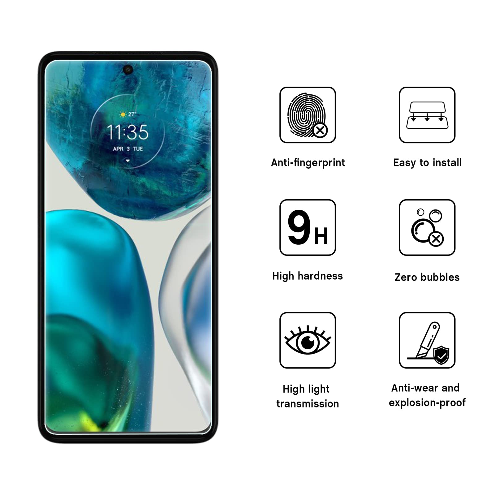 Pellicola Protettiva Vetro Temperato Motorola Moto G - Foto 13