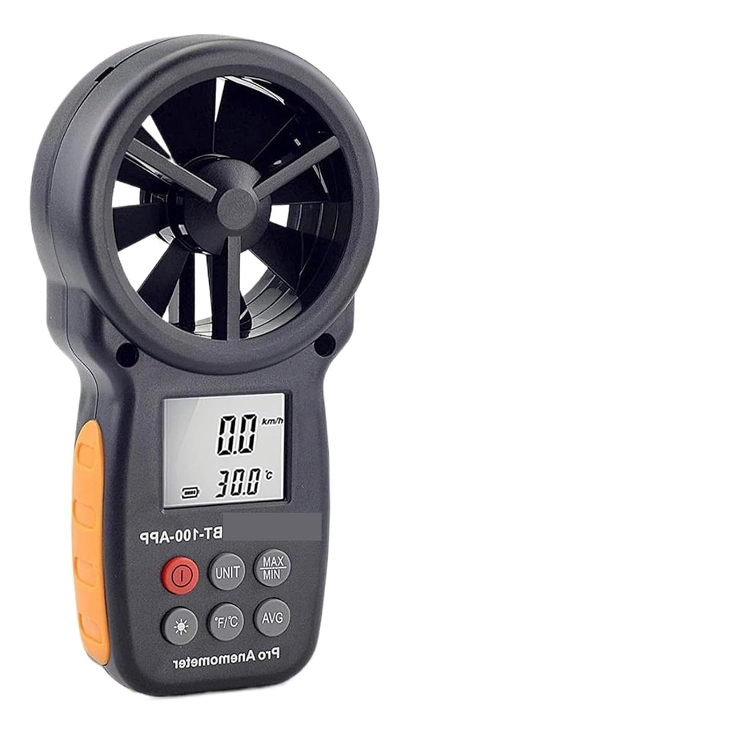 Digital Anemometer Tester with Mobile APP Wireless Vane Anemometer Meter Measuring Wind Chill,Speed,Temperature,etc
