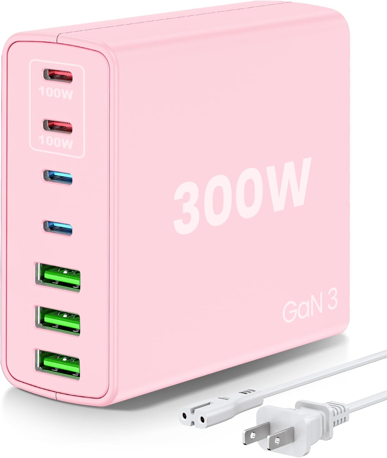 USB-C Fast Charger Block 7-Port 300W Hub