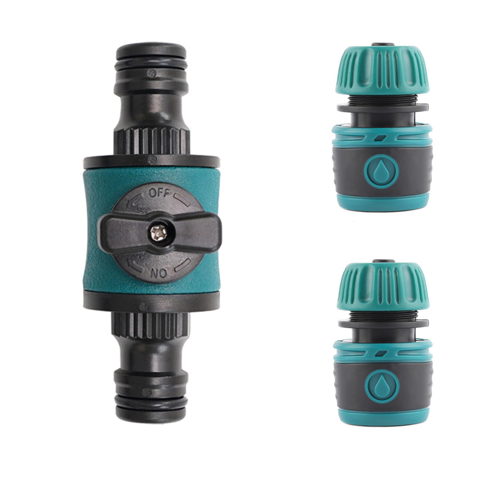 VReder Quick Release in Line Hose Shut Off Valve, Double Male Connector ...