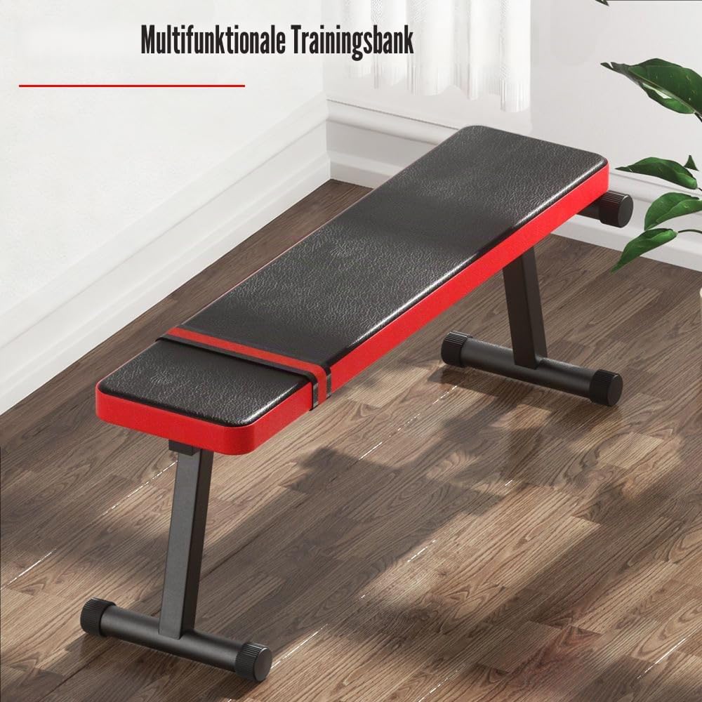 Klappbare Hantelbank, Flachbank,Klappbare Ganzkörper-Trainingsbank,Platzsparend Zusammenklappbar,Geeignet Für Heimfitnessstudio Und Fitnessstudio,Trainingsbank Für Zuhause, Tragfähigkeit 200 Kg