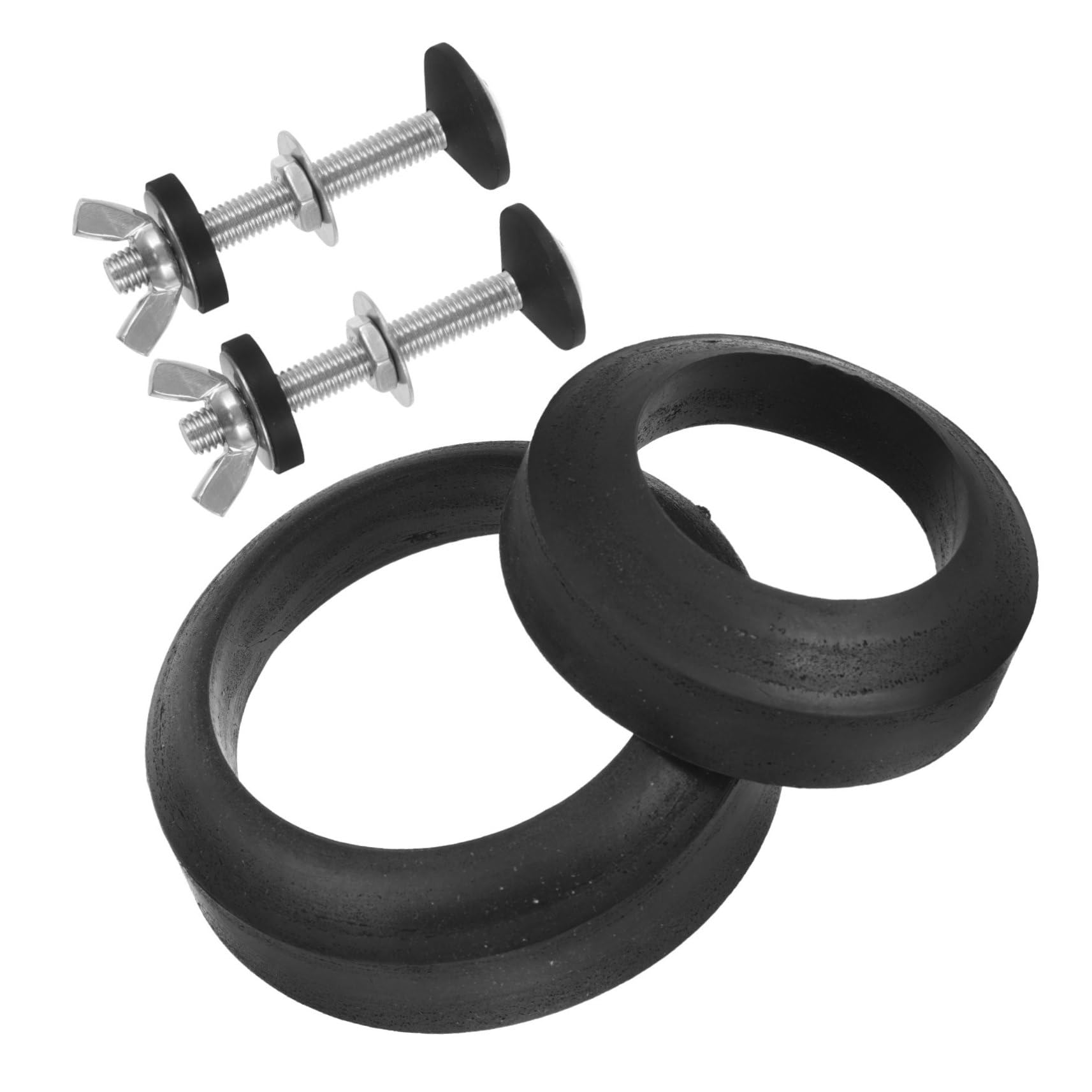 NUOBESTY 4 Set Di Viti Per Wc Anello Di Tenuta Sedile Del Serbatoio Bulloni Di Fissaggio Per Wc Kit Di Installazione Per Wc Fissaggio Meccanico Per Wc Parti Di Riparazione Per Wc