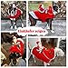 RANYPET Hund Santa Claus Reiten Weihnachtskostüm, Premium Haustier Kleidung für Kleine Große Hunde Katzen, Weihnachtsfeier Outfit L