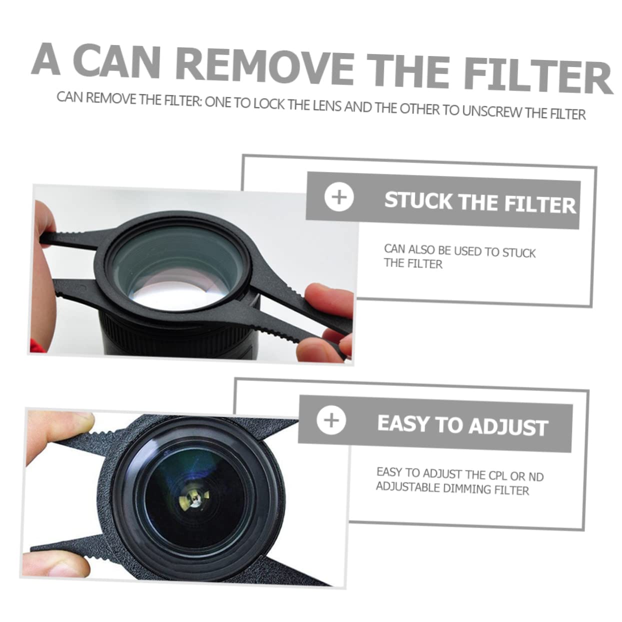 L Llave Para Filtro De Lente De Cámara Herramienta De Extracción Para