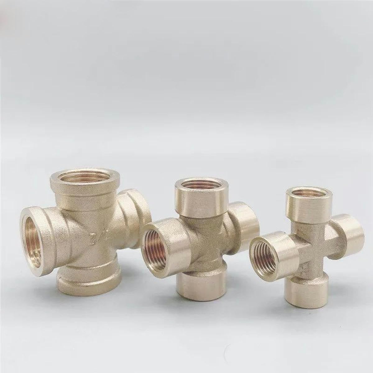 Raccord En Croix En Laiton 5pcs Laiton Croix 4 Voies Raccords De