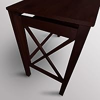 Vista 12 de Casual Home Montego - Escritorio plegable con bandeja extraíble, color espresso