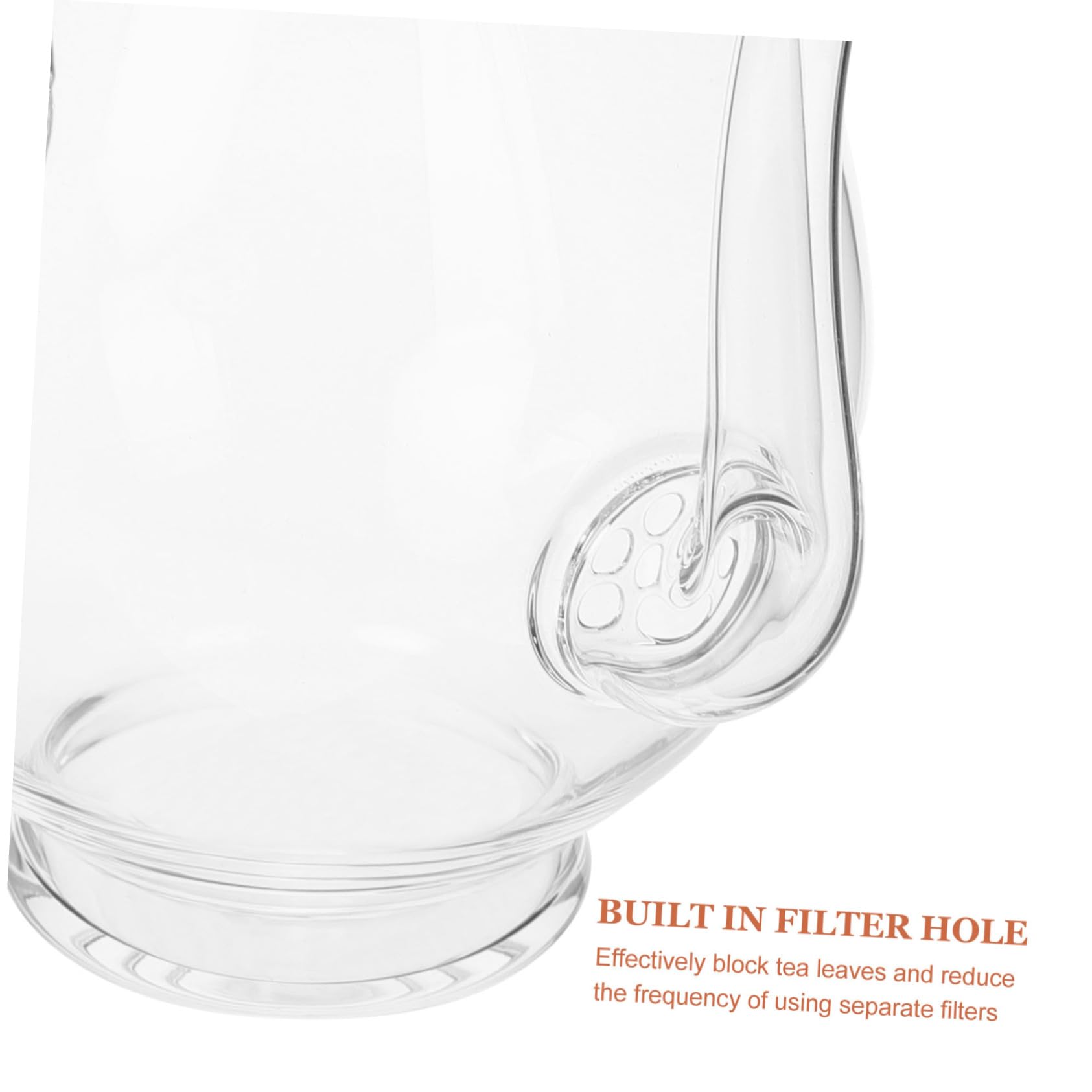 POPETPOP Tetera De Vidrio Vintage Con Infusor Extraíble De Tetera Transparente Para Infusiones De Té Suelto Apta Para Cocina De Inducción y Microondas