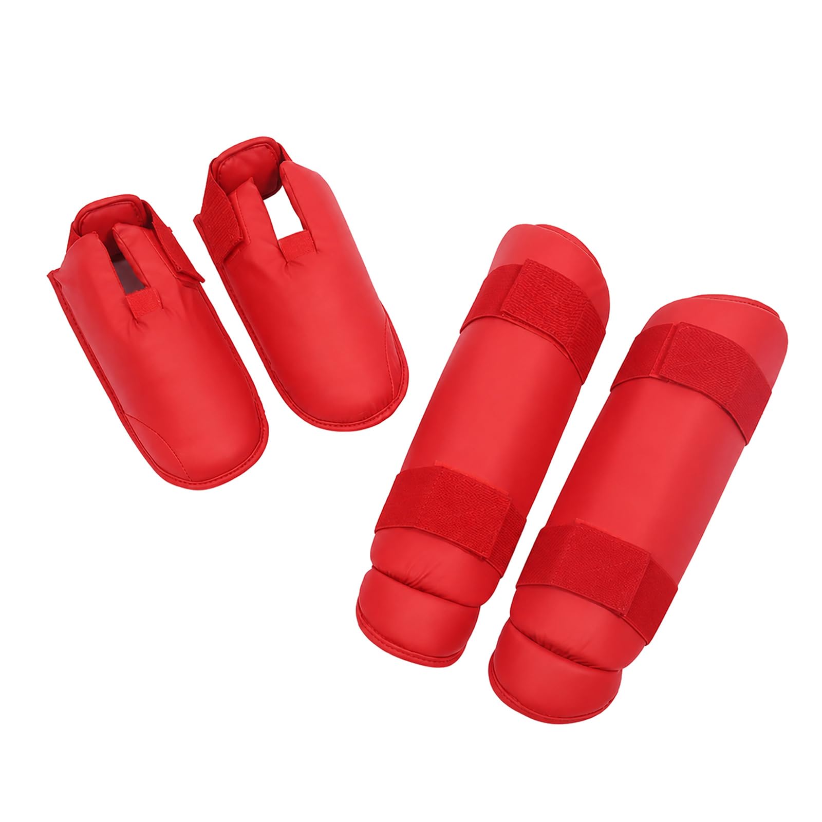 Piedi Protezione Shin Guard,Parastinchi Piedi Protezione Shin Guard,Parastinchi Karate,Regolabili,Comodo,Traspirante,per Muay Thai,Sport da Combattimento e Allenamento Quotidiano