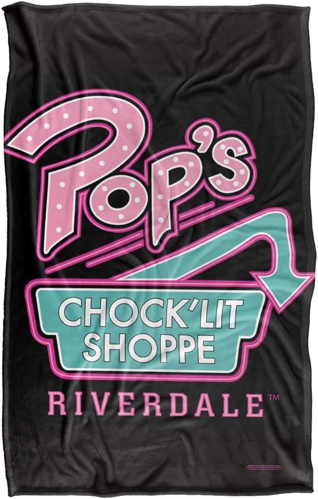 Riverdale Pop's Chock'Lit Shop Silky Touch Super Soft Throw Blanket 36" x 58",Pop's Chock'Lit Shop