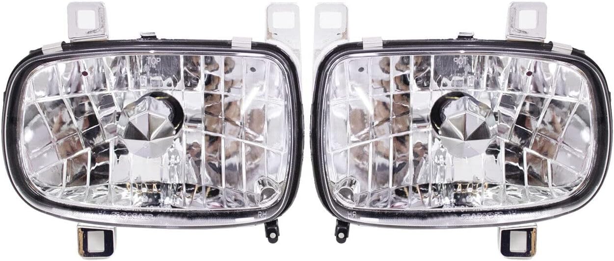 Headlights Set compatible with RX-7 RX7 FD3S 1993 1994 1995 13B Twin Turbo - Clear Lens