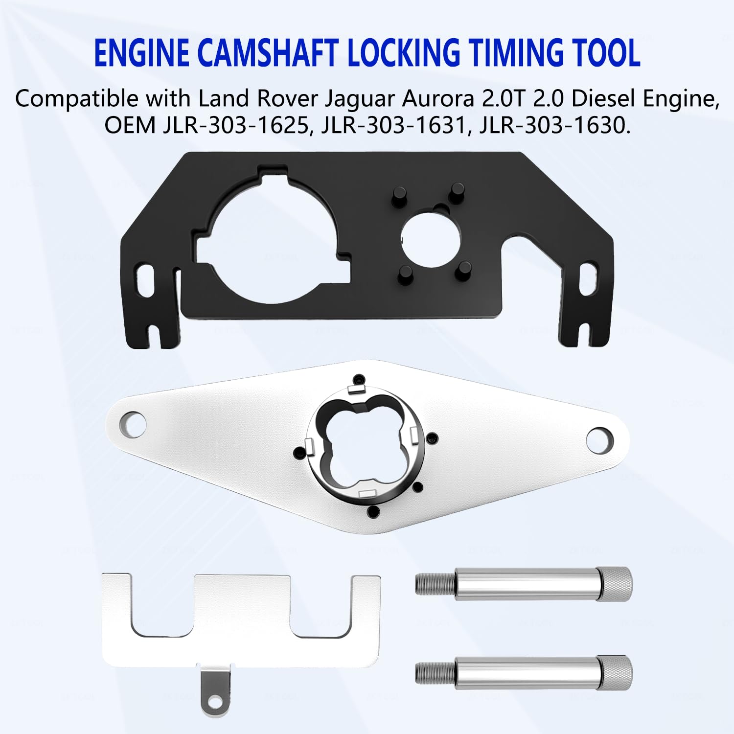 ZKTOOL Kit di Strumenti di Bloccaggio dell'Albero a Camme, Compatibile con Land Rover Jaguar Aurora 2.0T 2.0 Motore Diesel, Albero a Camme, OEM JLR-303-1625, JLR-303-1631, JLR-303-1630