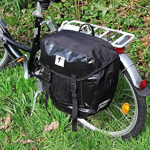 Red Loon Pannier Bike Bag Rear Rack Luggage: 1 x Pannier Bike Bag Ultra sturdy material - Colour: black Cover