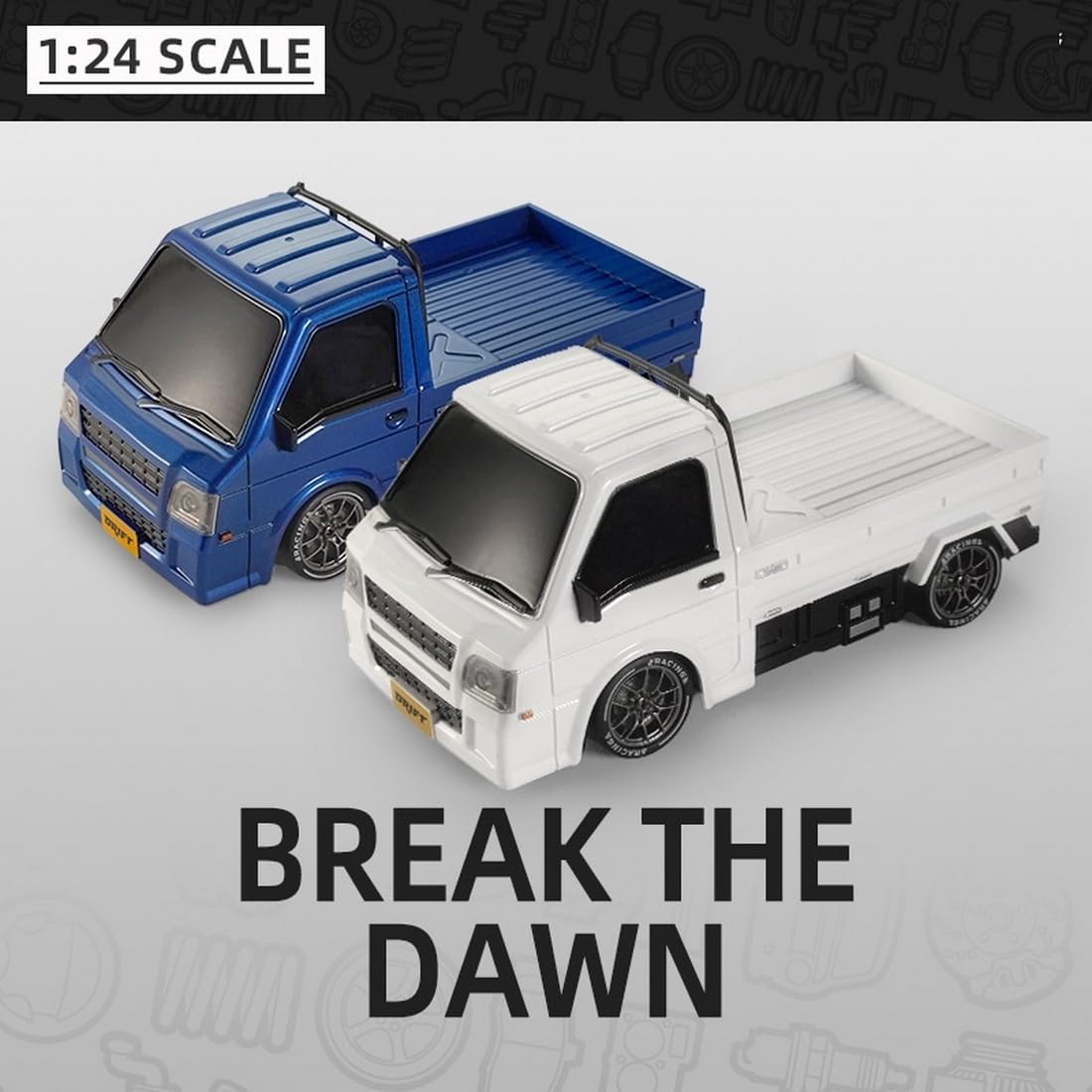 RC LKW Erwachsene 1/24 4WD Vollproportional RC Driftwagen Einstiegslevel
