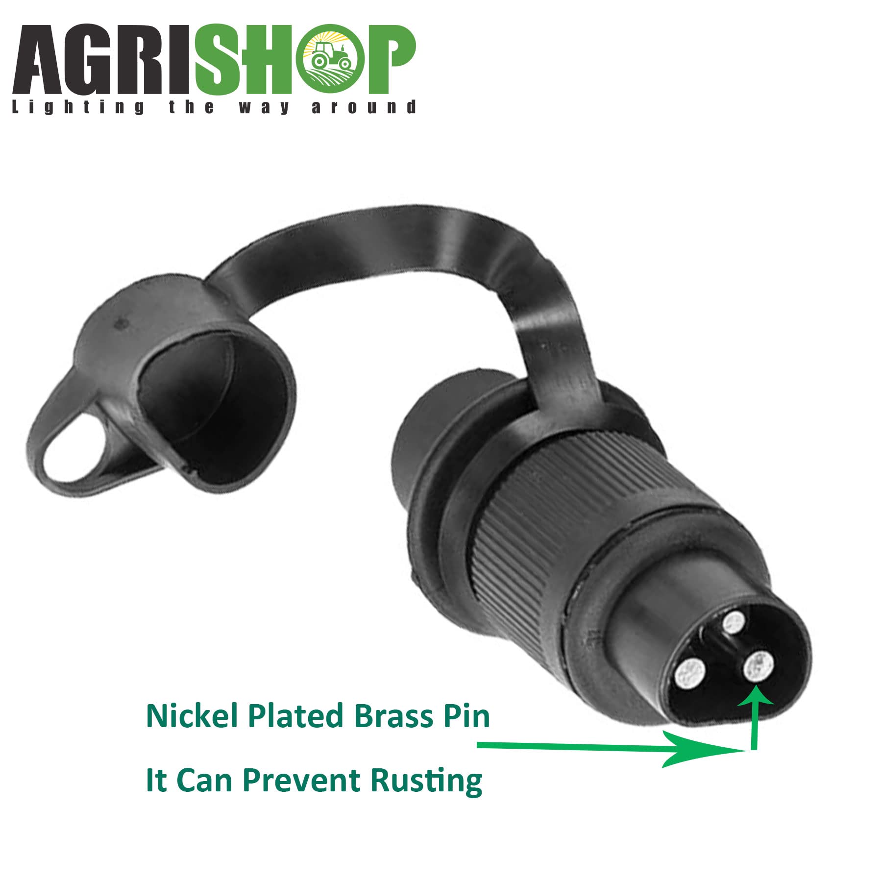 LCOUACEO Presa E Spina Per Rimorchio 3 Poli Presa 3 Poli