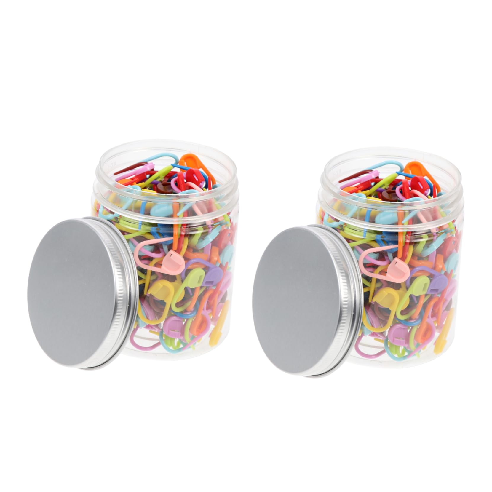 2piezas Marcadores De Costura Resistentes Al Cajas De Clips De Bloqueo Para Tejer y Crochet De Costura y Accesorios De Manualidades