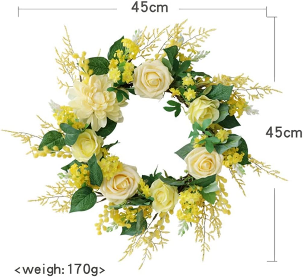 Spring Garland Hanging Decoration Wedding Patio Wreath Simulation Home Floral