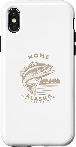 iPhone XXS Vintage Retro NOME ALASKA BEAR WILDLIFE Case