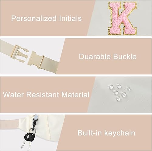 Miniatura 454 de MAXTOP - Cangurera cruzada grande con 4 bolsillos con cremallera, ideal para eventos deportivos, festivales, entrenamiento, viajes, correr y uso