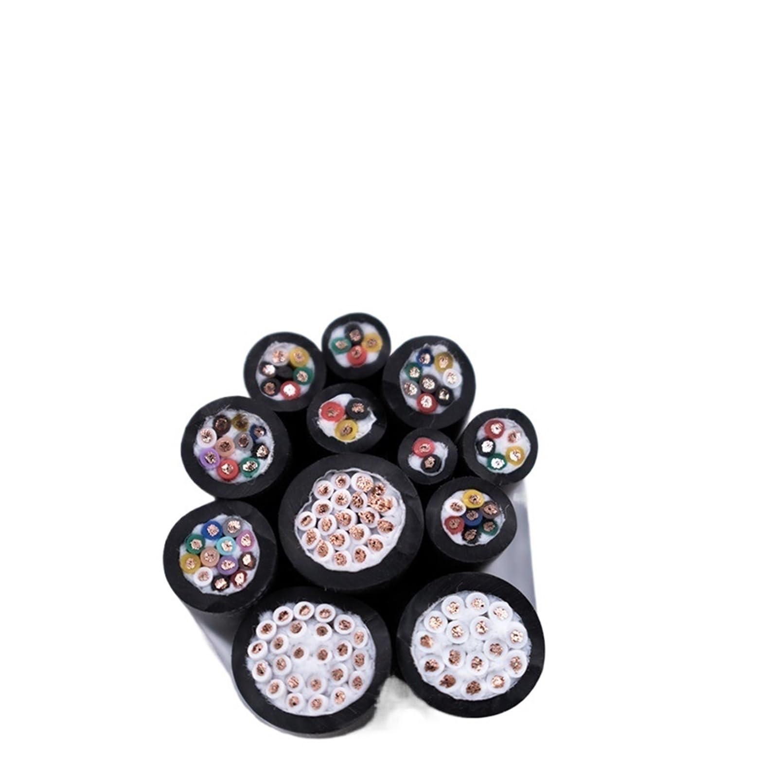 Cable de cobre de alta flexibilidad TRVV 2-40core 26-11, plegable, resistente al aceite, cable de control de señal (10 núcleos, 22 AWG 5 metros)