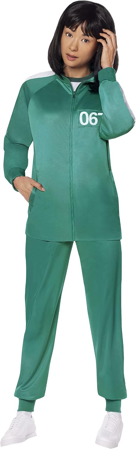 Spirit Halloween Squid Game Adult Player Costume | Officially Licensed | Group Costume | Squid Game Cosplay