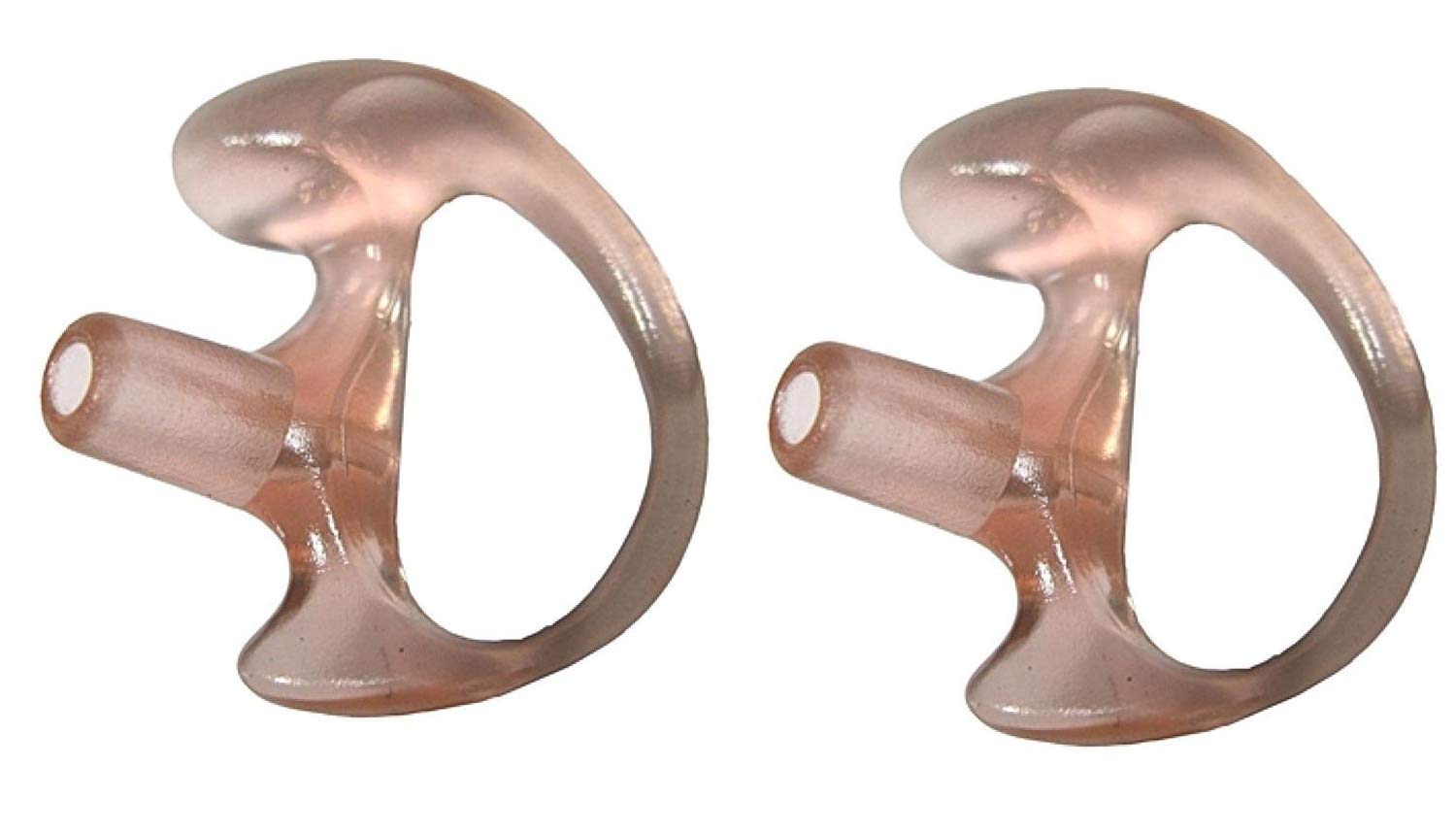 Ear Phone Connection Lewe ucho duże miękkie silikonowe słuchawki radiowe, zestaw 2 szt. – wkładki Earmolds – półniestandardowe wkładki do uszu