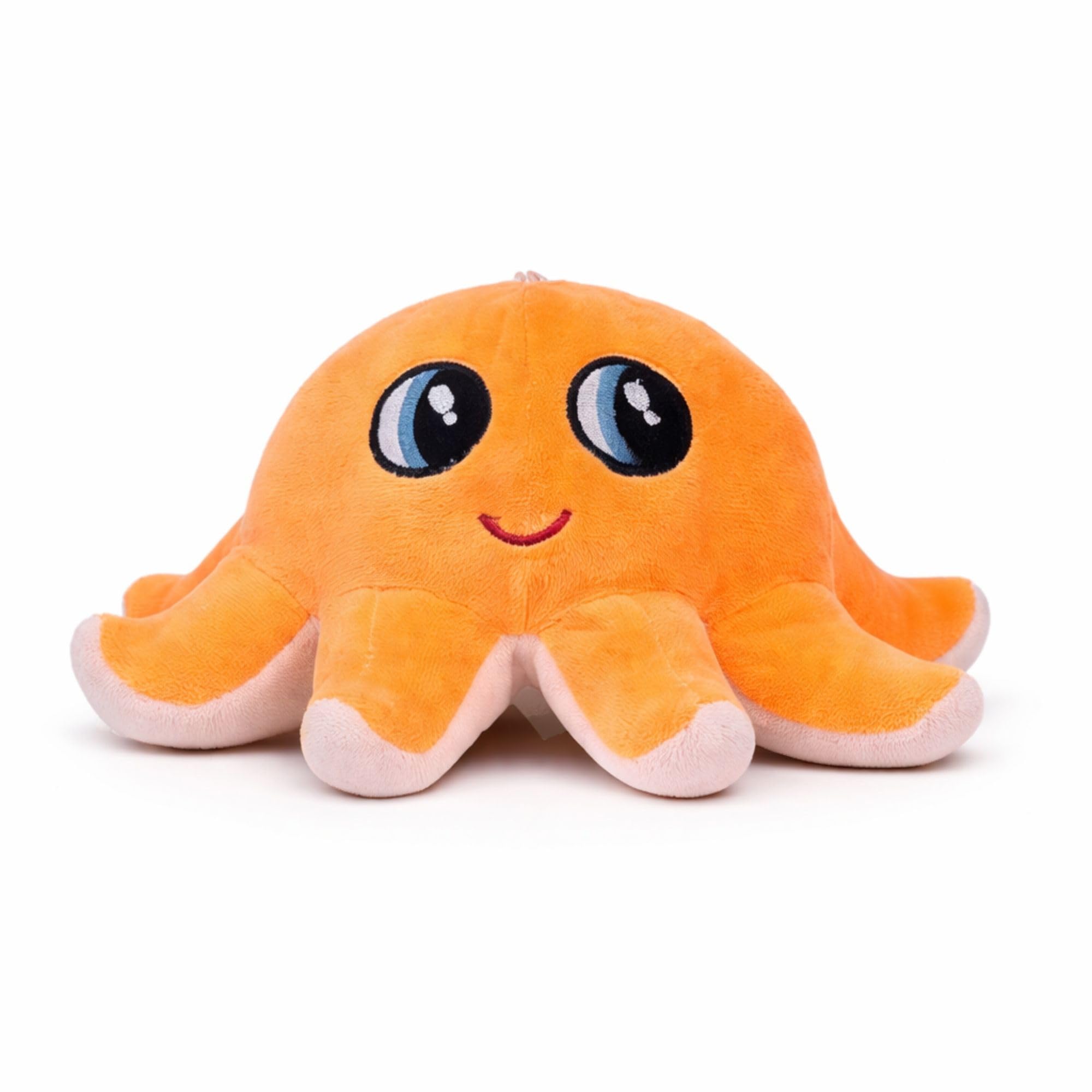 MABLE Pixie Octopus Soft Toys for Kids | Stuffed Sea Animal Plush Toys for Boys and Girls | Best for Kids, Toddlers Birthday Gifts – (18 cm, Orange)-image-28