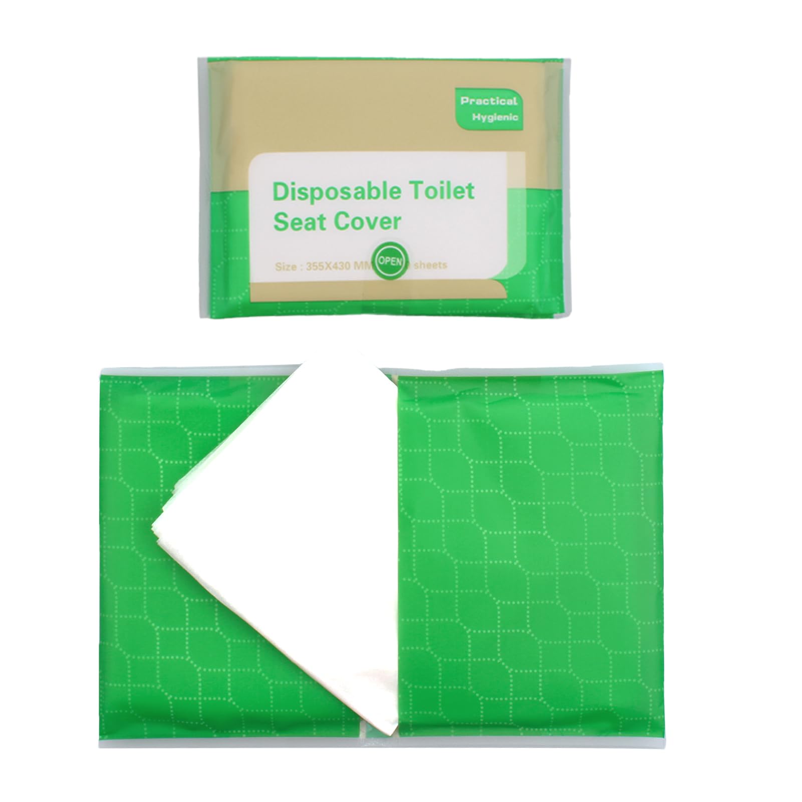 Copriwater usa e getta 43x35.5cm 20 Pezzi Biodegradabili per ospedale hotel