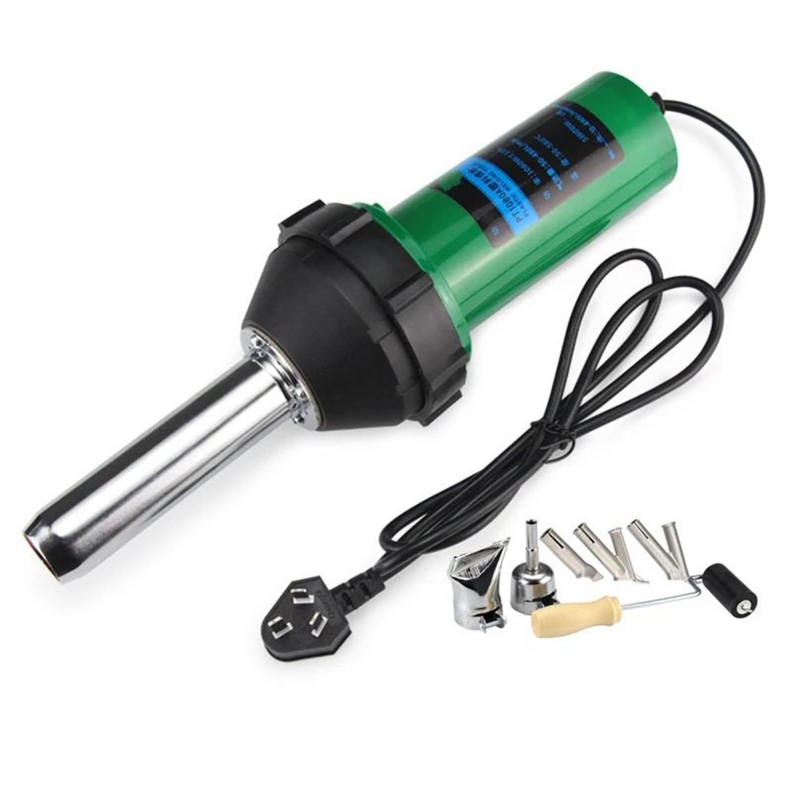 Pistola per saldatura ad aria calda da 1080 W/1600 W, pistola per saldatura in plastica integrata in PVC per saldatura e riparazione di plastica Saldatore Pistola Riparazione Macchina