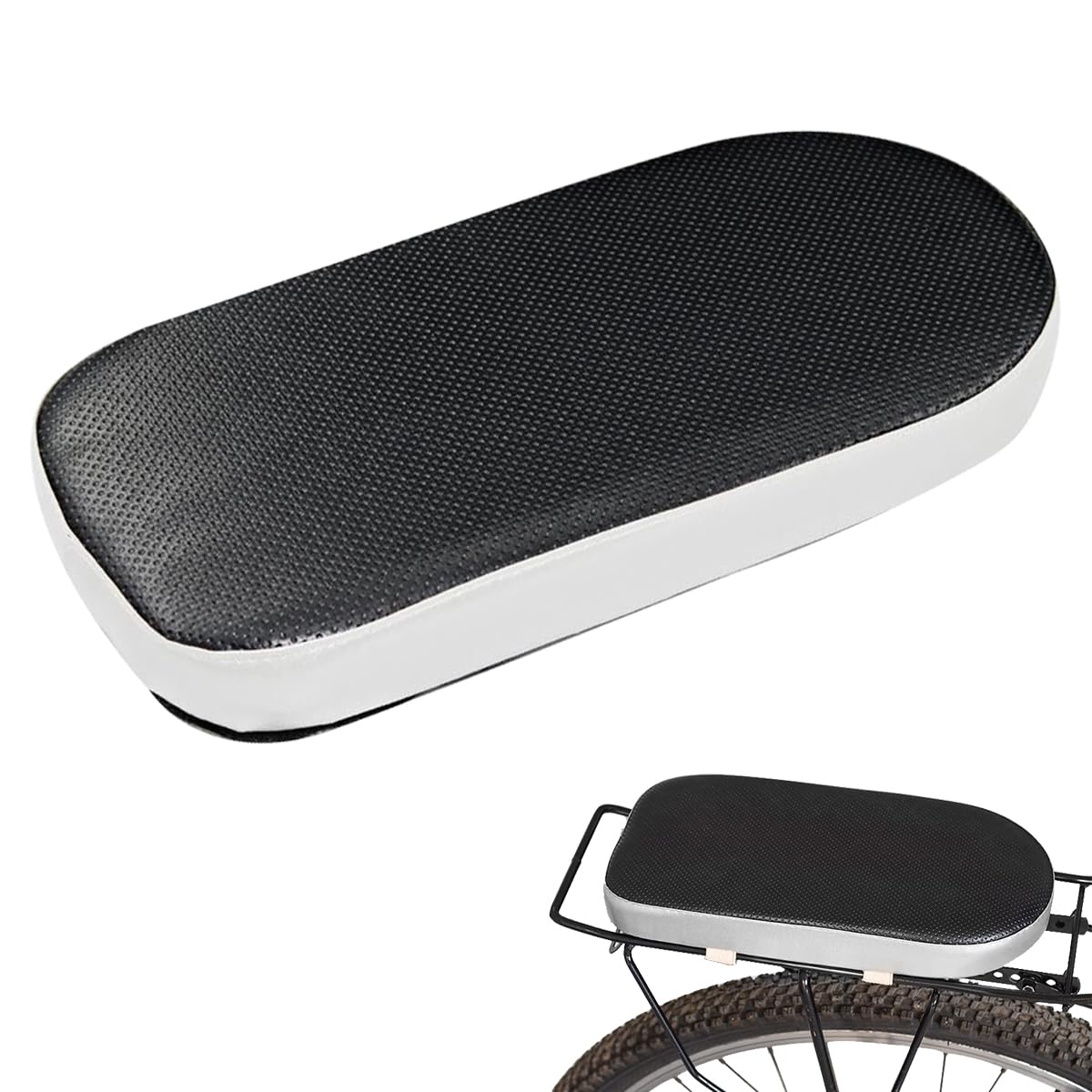 Cuscino Posteriore per Bicicletta in PU, Seggiolino per Bici Confortevole, Cuscino del Sedile Posteriore Della Bicicletta, Morbido Cuscini per Biciclette, Seggiolino Bici per Adulti e Bambini