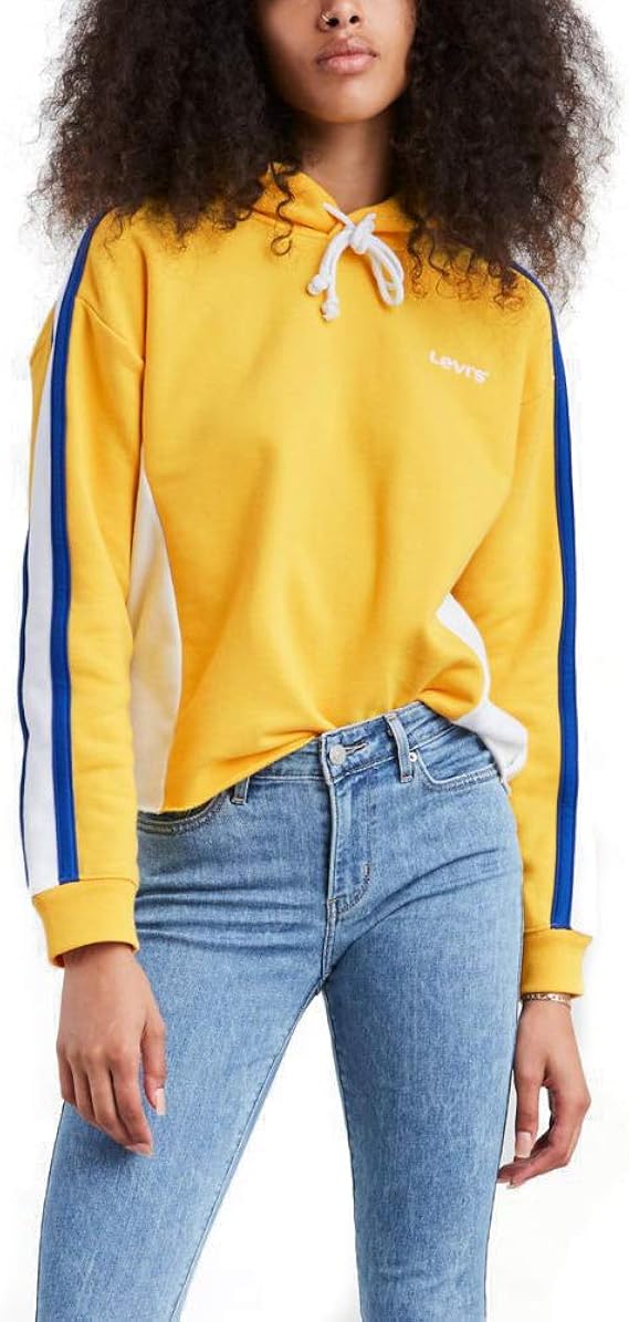 levis color block hoodie women's