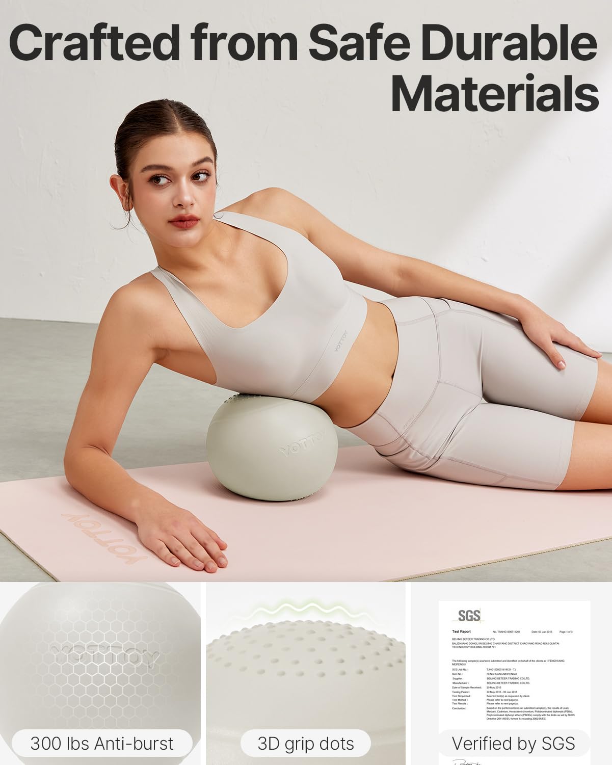 YOTTOY Exercise Ball - Stability & Anti-Burst -2 YOTTOY Exercise Ball - Stability & Anti-Burst -2
