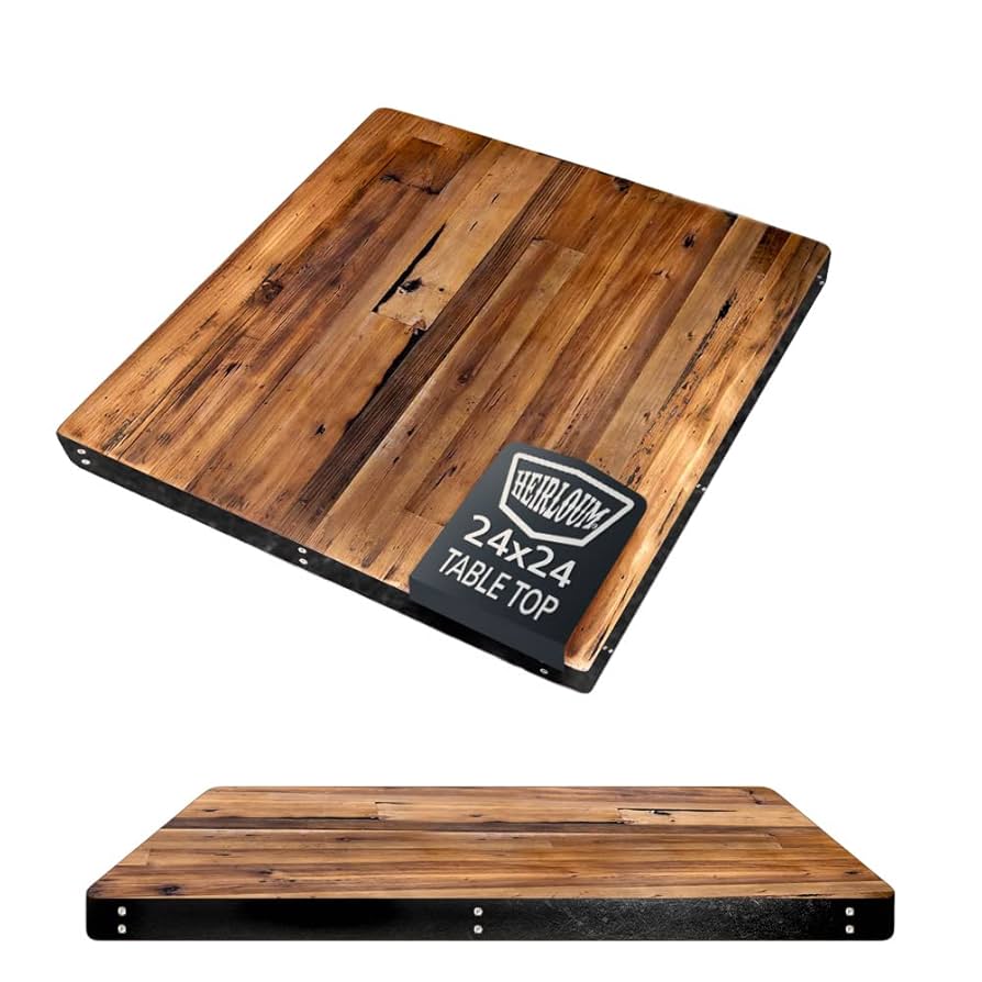 Amazon.com: HEIRLOUM Reclaimed Wood Table Top - Rustic