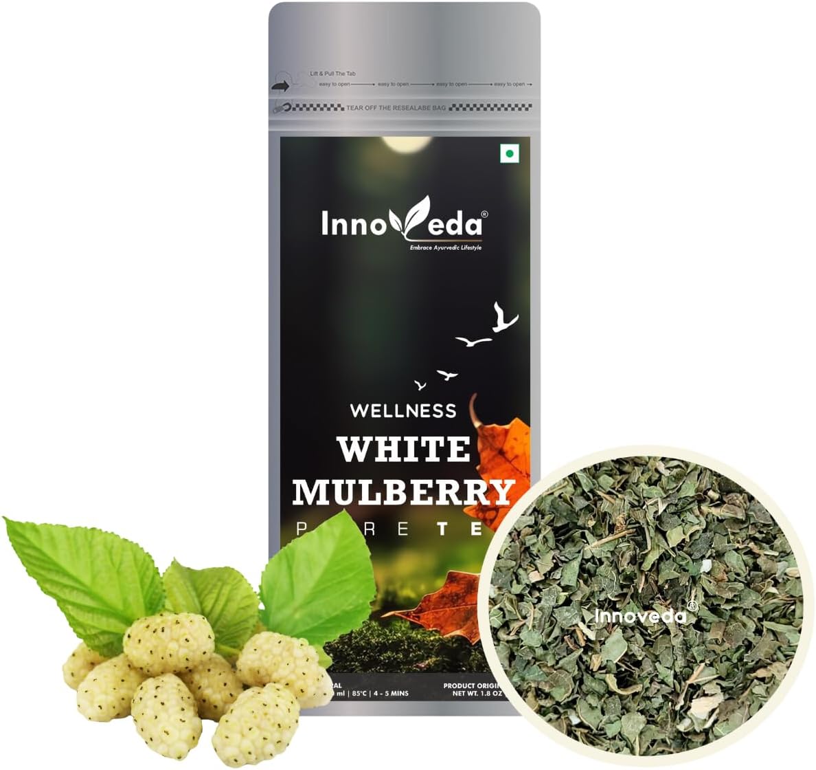 White Mulberry Leaf Tea 50 Tea Cups Help Improve Eyesight, Nourish liver