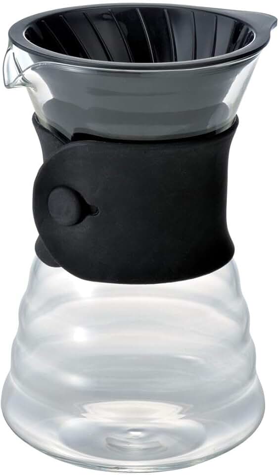 Conjunto V60 HARIO Preto 700 ml