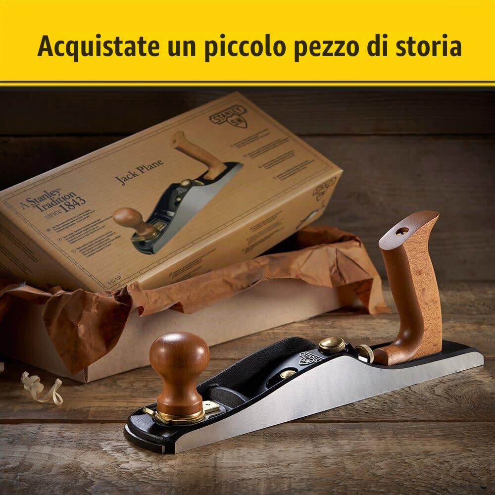 STANLEY Pialla manuale, No.62, jack ad angolo basso (12-137)