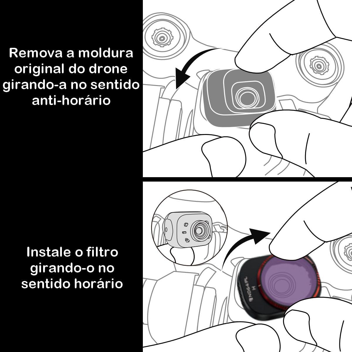 Zestaw 6 filtrów Bright Day Freewell do DJI Mini 4 Pro