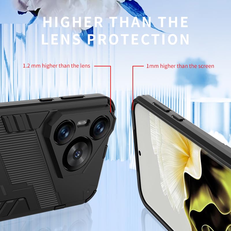 WOKEZ Fodral till Huawei Pura 70 Pro - 360° Stötsäkert, Grönt