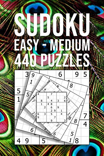 SUDOKU easy - medium | 440 Puzzles: Beginner Collection | Entertaining Game To Keep Your Brain Active