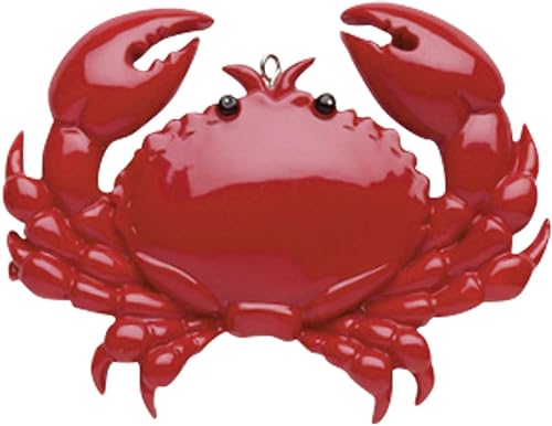 Miniatura 3 de Adornos de cangrejo personalizados para árbol de Navidad  Adornos de playa personalizados, adornos de árbol de Navidad costero, adorno de cangrejo