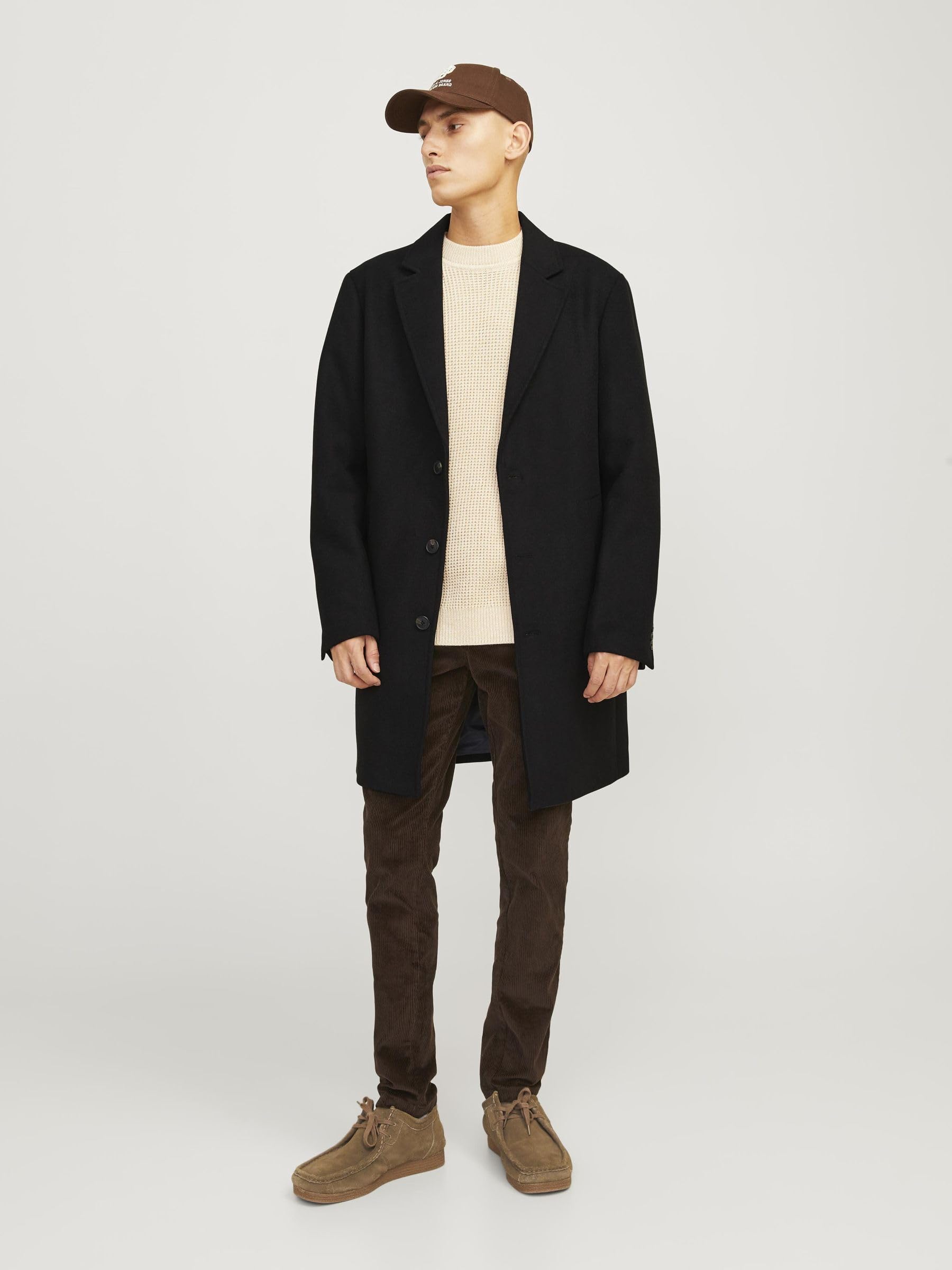 JACK & JONES Men's Jjeharrison Wool Coat Sn wool coat (pack of 1)