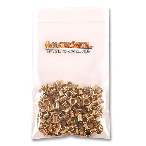 Miniatura 20 de Herramienta de ajuste de ojales y combo de ojales: (1) [herramienta #6 de ajuste de ojales de 3 piezas (3/16 de pulgada)] + (100) [#6-6 ojales