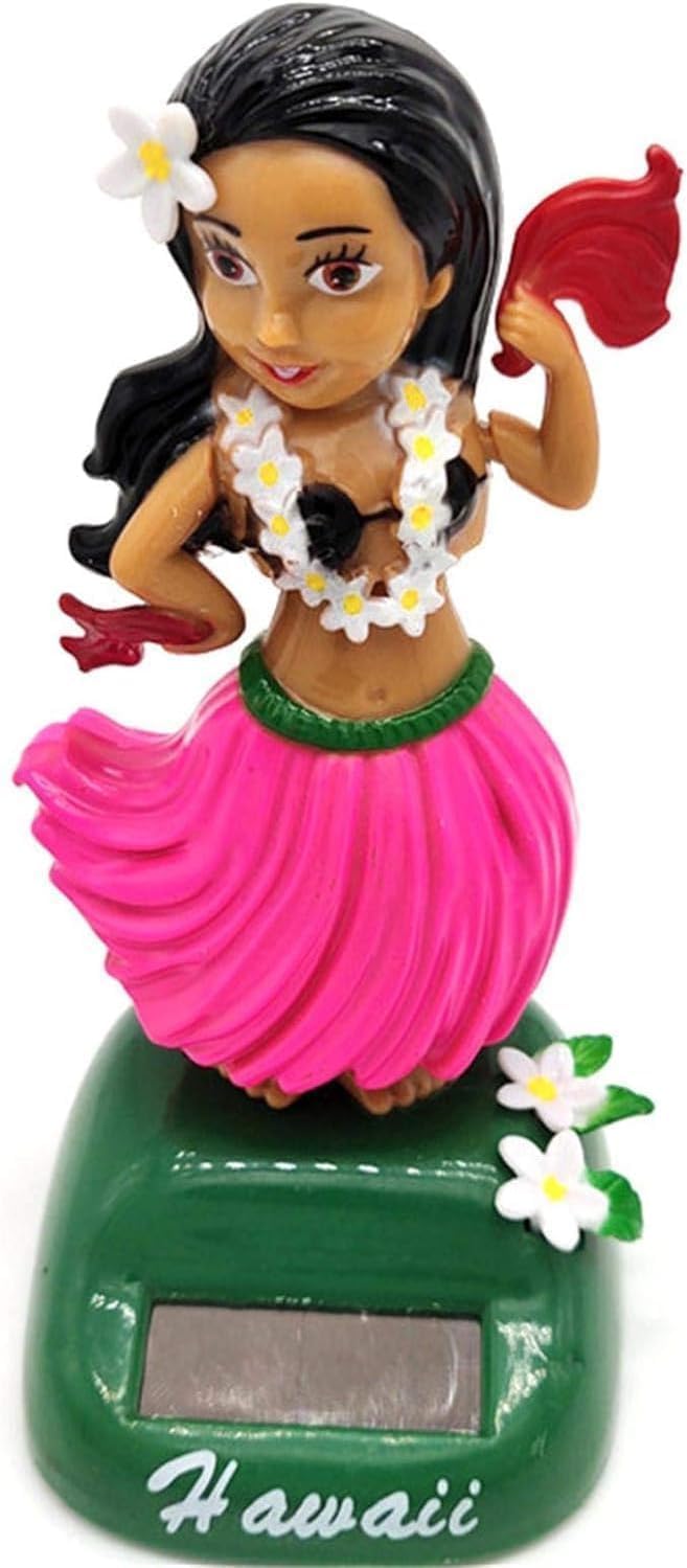 Poupée de tableau de bord de fille hawaïenne, ornement secouant pour