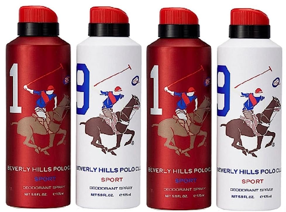 (MEN - No. 1 ; 9) (RED x 2, WHITE x 2, 175ml, Pack of 4)-image-46