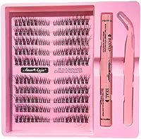 Cílios Postiços Tufinhos Magnéticos Amor & Anjo Rosa Kit com Pinça, Cola e Selador (03)