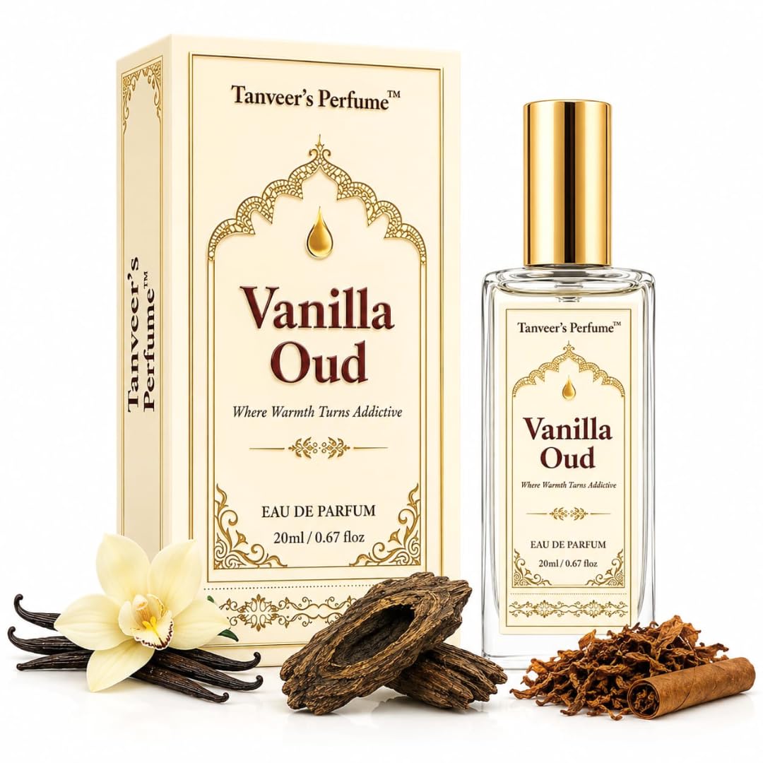 Vanilla Oud Perfume | Long-Lasting Unisex Eau De Parfum | Vanilla, Oud & Tobacco Notes | Luxury Oudh Perfume for Men & Women | Perfect For Date, Party & Night Out | 20 ml By Tanveer's Perfume-picture-38