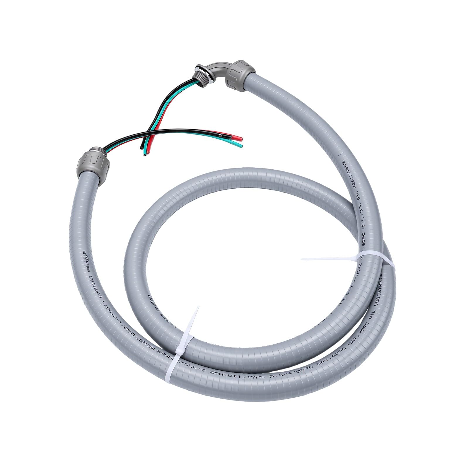 Fafeicy AC Whip Kit, 3/4 Cala 6 Stóp Niemetalowy Elastyczny Przewód